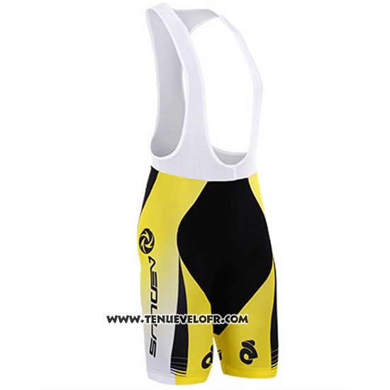Maillot Ciclismo To The Fore Jaune et Noir Manches Courtes et Cuissard
